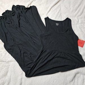 Mossimo Supply Co. Ebony Black Tank Top Maxi Dress M NWT